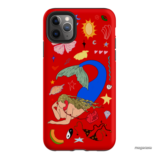 Mermaid Salad Scarlet Printed Phone Cases iPhone 11 Pro Max / Armoured by Easty Beasty - The Dairy