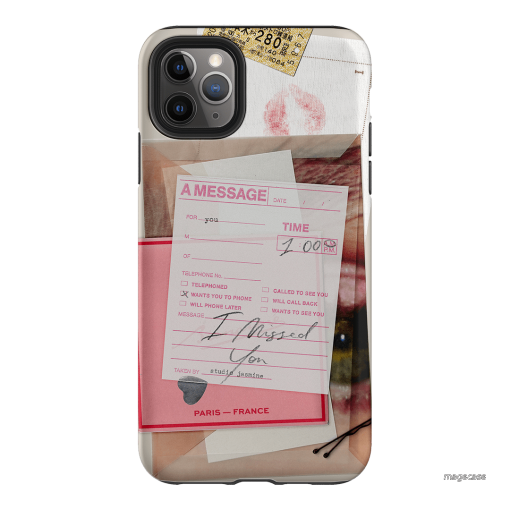 Missed Call Printed Phone Cases iPhone 11 Pro Max / Armoured by Jasmine Dowling - The Dairy