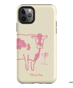 Mootini Pink Printed Phone Cases by Phthalo Ruth - The Dairy