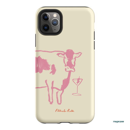 Mootini Pink Printed Phone Cases by Phthalo Ruth - The Dairy
