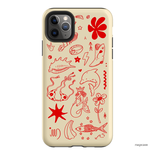 Spiced Cowboy Cream Printed Phone Cases iPhone 11 Pro Max / Armoured by Easty Beasty - The Dairy