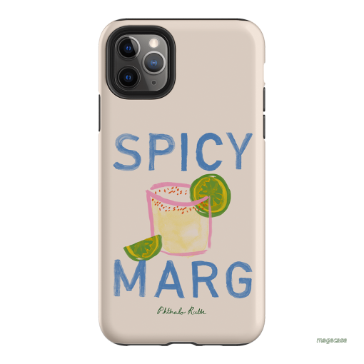 Spicy Marg Printed Phone Cases iPhone 11 Pro Max / Armoured by Phthalo Ruth - The Dairy