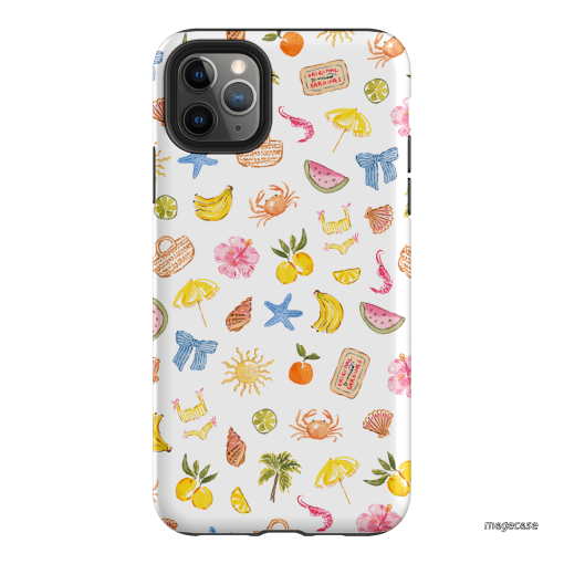 Summer Icons Printed Phone Cases iPhone 11 Pro Max / Armoured by Cass Deller - The Dairy