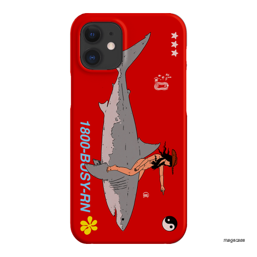 1800-Busy Rn in Red Printed Phone Cases iPhone 12 / Snap by Easty Beasty - The Dairy