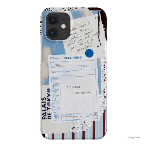 Call Memo Printed Phone Cases iPhone 12 / Snap by Jasmine Dowling - The Dairy