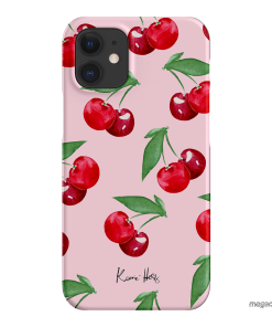 Cherry Rose Printed Phone Cases iPhone 12 / Snap by Kerrie Hess - The Dairy