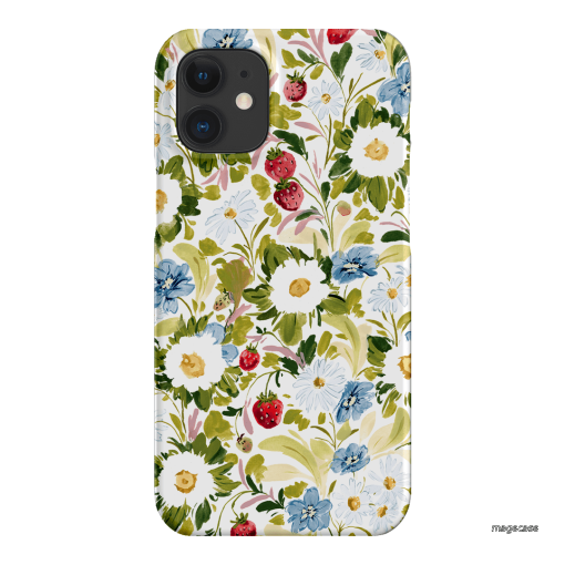 Garden Strawberries Printed Phone Cases iPhone 12 / Snap by Ellie Mae - The Dairy