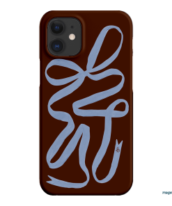 Mocha Ribbon Printed Phone Cases iPhone 12 / Snap by Jasmine Dowling - The Dairy