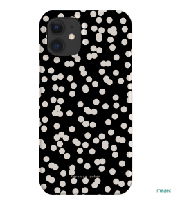 Mini Confetti Noir Printed Phone Cases iPhone 12 / Snap by Veronica Tucker - The Dairy