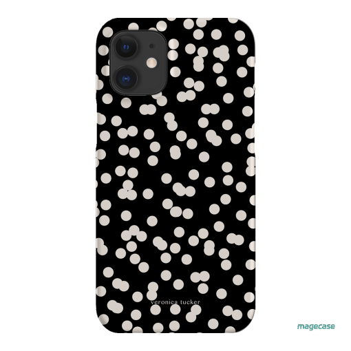 Mini Confetti Noir Printed Phone Cases iPhone 12 / Snap by Veronica Tucker - The Dairy