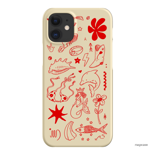 Spiced Cowboy Cream Printed Phone Cases iPhone 12 / Snap by Easty Beasty - The Dairy