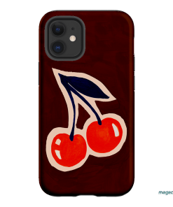 Cherries Printed Phone Cases iPhone 12 / Armoured by Studio Bon - The Dairy