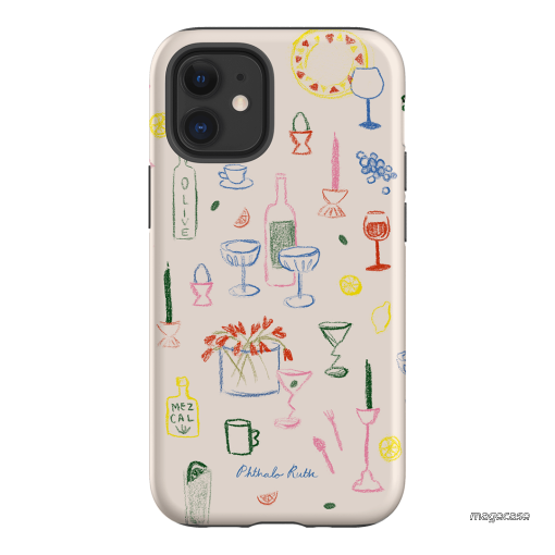 Dinnerware Printed Phone Cases iPhone 12 / Armoured by Phthalo Ruth - The Dairy