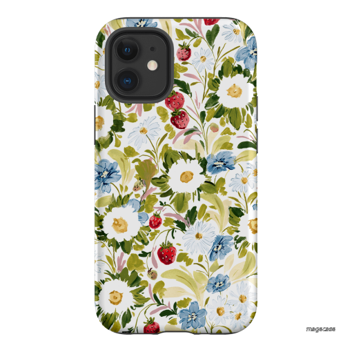 Garden Strawberries Printed Phone Cases iPhone 12 / Armoured by Ellie Mae - The Dairy