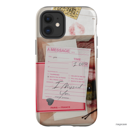 Missed Call Printed Phone Cases iPhone 12 / Armoured by Jasmine Dowling - The Dairy