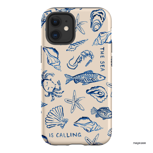 Sea Call Printed Phone Cases iPhone 12 / Armoured by Cass Deller - The Dairy