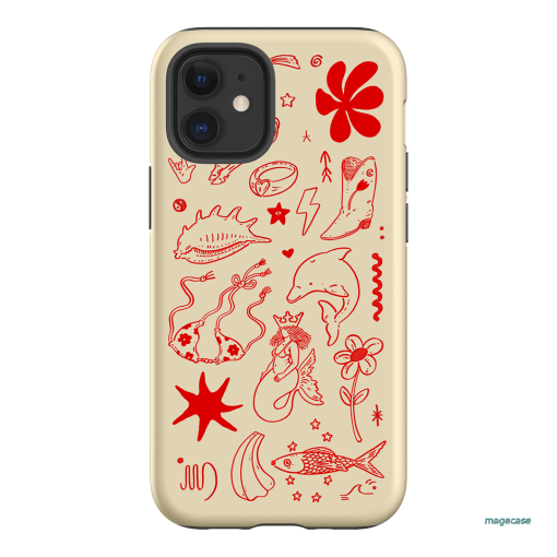 Spiced Cowboy Cream Printed Phone Cases iPhone 12 / Armoured by Easty Beasty - The Dairy