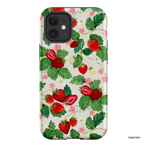 Strawberry Patch Printed Phone Cases iPhone 12 / Armoured by Ellie Mae - The Dairy