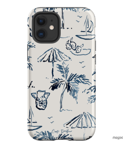 Balmy Blue Printed Phone Cases iPhone 12 / Armoured by Cass Deller - The Dairy