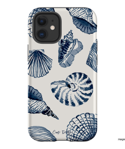 Blue Shells Printed Phone Cases iPhone 12 / Armoured by Cass Deller - The Dairy