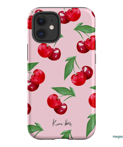 Cherry Rose Printed Phone Cases iPhone 12 / Armoured by Kerrie Hess - The Dairy