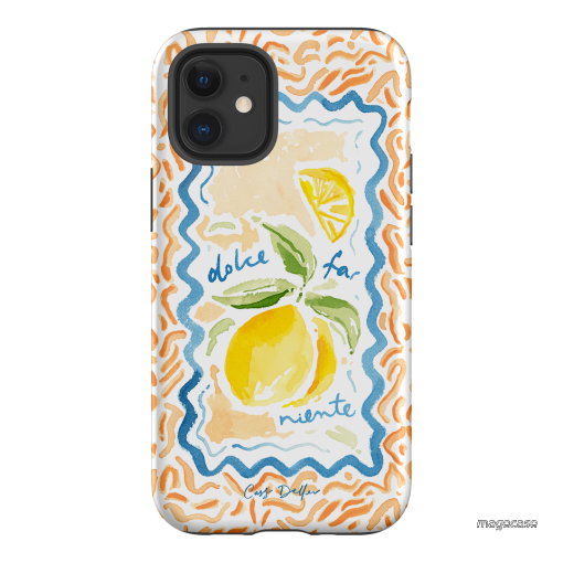Dolce Far Niente Printed Phone Cases iPhone 12 / Armoured by Cass Deller - The Dairy