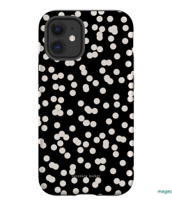 Mini Confetti Noir Printed Phone Cases iPhone 12 / Armoured by Veronica Tucker - The Dairy