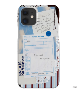 Call Memo Printed Phone Cases iPhone 12 Mini / Snap by Jasmine Dowling - The Dairy
