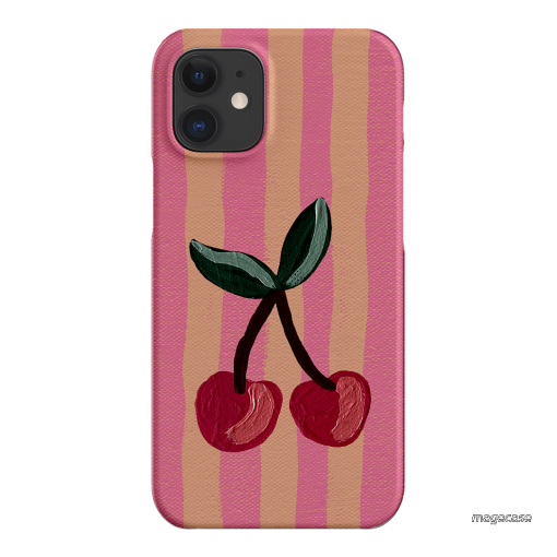 Cherry On Top Printed Phone Cases iPhone 12 Mini / Snap by Amy Gibbs - The Dairy