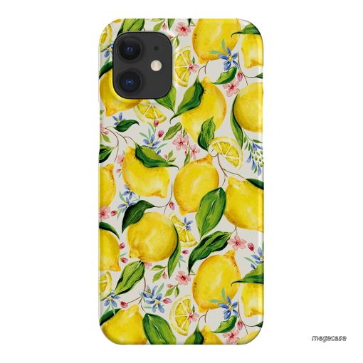 Citrus Lemon Printed Phone Cases iPhone 12 Mini / Snap by Ellie Mae - The Dairy