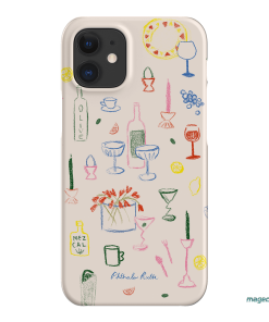 Dinnerware Printed Phone Cases iPhone 12 Mini / Snap by Phthalo Ruth - The Dairy
