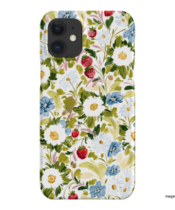 Garden Strawberries Printed Phone Cases iPhone 12 Mini / Snap by Ellie Mae - The Dairy