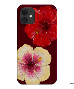 Hibiscus Flower Printed Phone Cases iPhone 12 Mini / Snap by BG. Studio - The Dairy