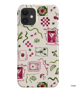 Martini Gal Printed Phone Cases iPhone 12 Mini / Snap by Charlie Taylor - The Dairy