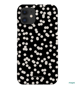 Mini Confetti Noir Printed Phone Cases iPhone 12 Mini / Snap by Veronica Tucker - The Dairy