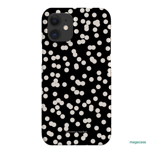 Mini Confetti Noir Printed Phone Cases iPhone 12 Mini / Snap by Veronica Tucker - The Dairy