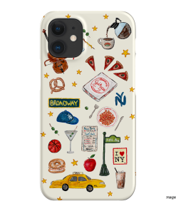 NYC Light Printed Phone Cases iPhone 12 Mini / Snap by BG. Studio - The Dairy