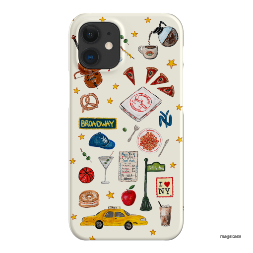 NYC Light Printed Phone Cases iPhone 12 Mini / Snap by BG. Studio - The Dairy