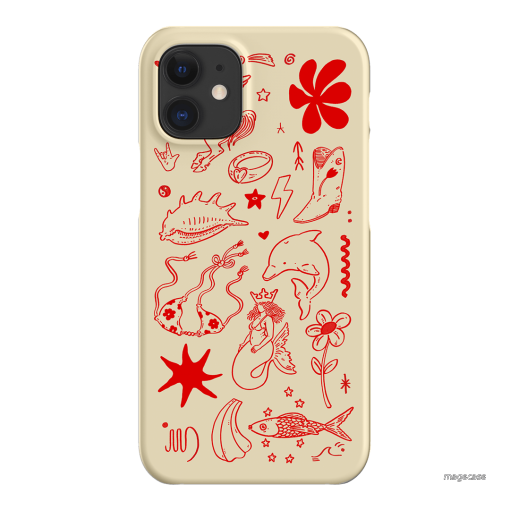 Spiced Cowboy Cream Printed Phone Cases iPhone 12 Mini / Snap by Easty Beasty - The Dairy