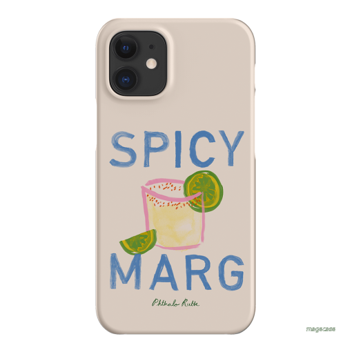 Spicy Marg Printed Phone Cases iPhone 12 Mini / Snap by Phthalo Ruth - The Dairy