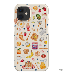 Sunday Breakfast Printed Phone Cases iPhone 12 Mini / Snap by BG. Studio - The Dairy