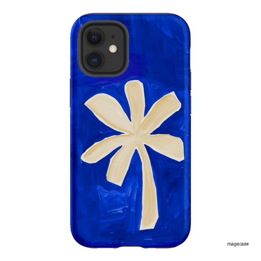 Bleu Palm Printed Phone Cases iPhone 12 Mini / Armoured by Charlie Taylor - The Dairy