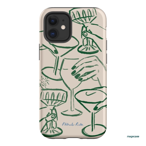 Cheers Printed Phone Cases iPhone 12 Mini / Armoured by Phthalo Ruth - The Dairy