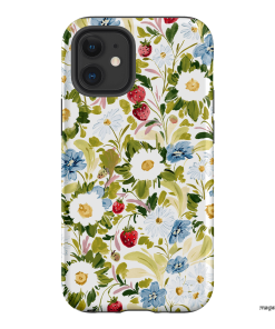 Garden Strawberries Printed Phone Cases iPhone 12 Mini / Armoured by Ellie Mae - The Dairy