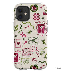 Martini Gal Printed Phone Cases iPhone 12 Mini / Armoured by Charlie Taylor - The Dairy