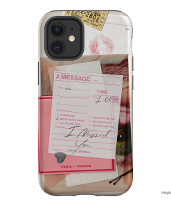 Missed Call Printed Phone Cases iPhone 12 Mini / Armoured by Jasmine Dowling - The Dairy
