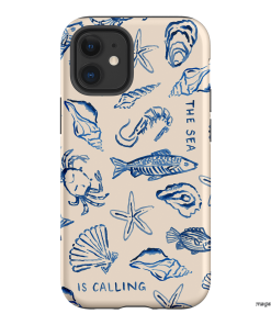 Sea Call Printed Phone Cases iPhone 12 Mini / Armoured by Cass Deller - The Dairy