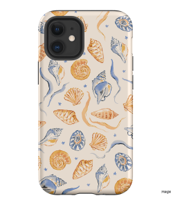 Shells & Swirls Printed Phone Cases by Cass Deller - The Dairy