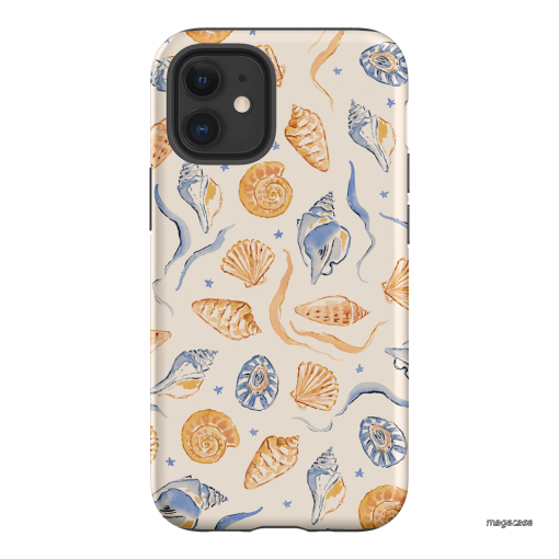 Shells & Swirls Printed Phone Cases by Cass Deller - The Dairy