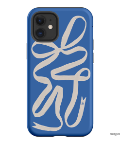 Something Blue Ribbon Printed Phone Cases iPhone 12 Mini / Armoured by Jasmine Dowling - The Dairy